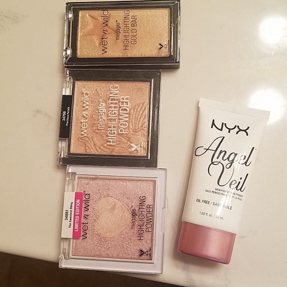 NYX Angel Veil &wet n wild Highlights